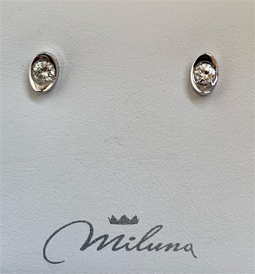 Orecchini Miluna Donna in Oro bianco ERD225 - ERD225